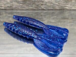 Black Label Custom Soft Plastics - CP Craw 3.75" - Sapphire Blue 8ct