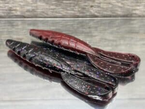 Black Label Custom Soft Plastics - CP Craw 3.75" - Bloody Mary 8ct