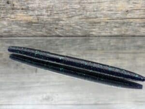 Black Label Custom Soft Plastics - Tremble Stick 5'' - Junebug 10ct