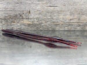 Black Label Custom Soft Plastics - Hollow Point 7" - Plum Apple 16ct