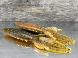 Black Label Custom Soft Plastics - Shank 4.25" - Alabama Craw 8ct