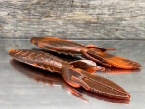 Black Label Custom Soft Plastics - Shank 4.25" - Twisted Mudbug 8ct