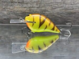 Black Label Balsa - Stump Knocker - Custom Balsa Squarebill - Spring Tiger color