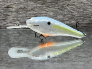 Black Label Balsa - SS Shad - Custom Balsa Crankbait - Sexy Foil color