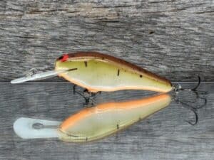 Black Label Balsa - SS Shad - Custom Balsa Crankbait - Root Beer color