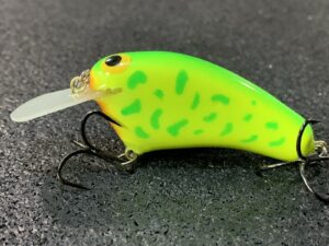 John Hott Lures - Hott Hicky - Custom Balsa Crankbait - LCD Color