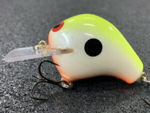 John Hott Lures - H-1 - Custom Balsa Squarebill - Parrot Color